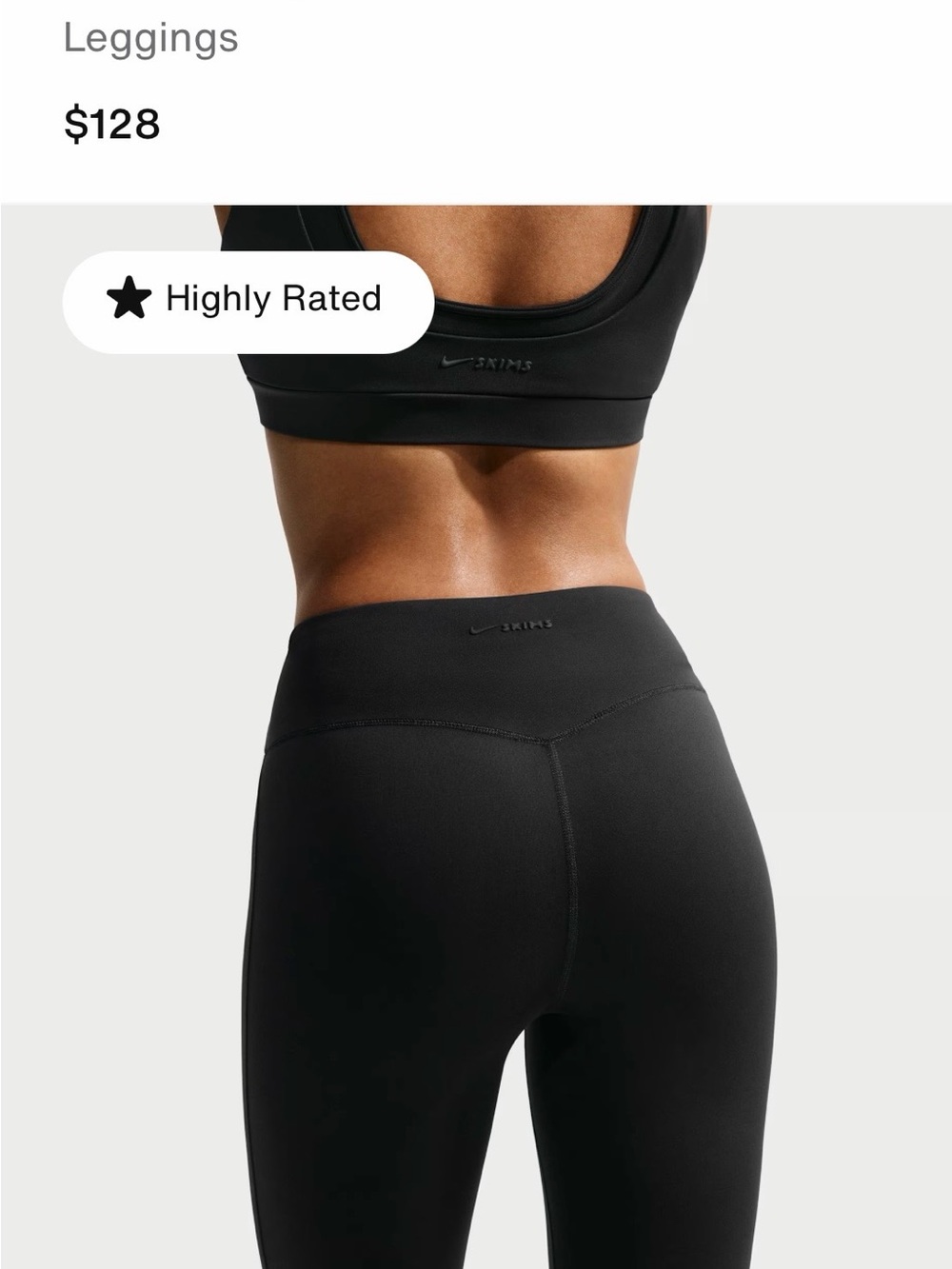 Nike skims slim flared leggings XS - Picture 6 of 6